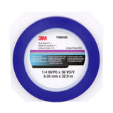 3M 471+ Indigo Vinyl Tape, Fine Line Paint Masking, 1/4 in x 36 yd (7100055835)  - (12Pack) - 7