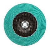3M 577F Flap Disc, T27, Alumina Zirconia, Dry Wet, 80 Grit, Green, 7 in, 5/8 in-11 Thread (7100055947)  - (250Pack)