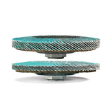 3M 577F Flap Disc, T27, Alumina Zirconia, Dry Wet, 80 Grit, Green, 7 in, 5/8 in-11 Thread (7100055947)  - (250Pack) - 2