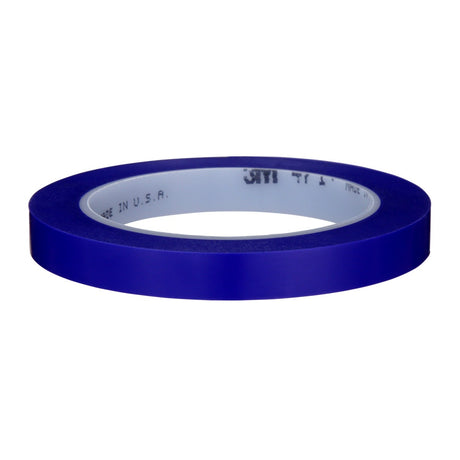 3M 471+ Vinyl Tape 1/2 in x 36 yd Indigo Fine Line Paint Masking Striping Color Separation (7100056217)  - (12Pack) - 4