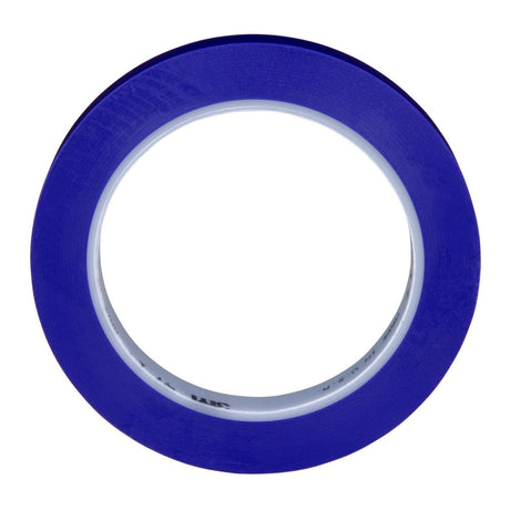 3M 471+ Vinyl Tape 1/2 in x 36 yd Indigo Fine Line Paint Masking Striping Color Separation (7100056217)  - (12Pack) - 5