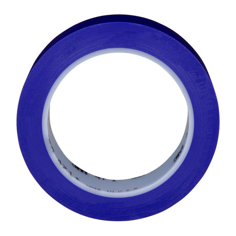 3M 471+ Vinyl Tape Indigo 1 in x 36 yd Fine Line Paint Masking Striping Color Separation High-Temperature Stretch (7100057038)  - (12Pack) - 4