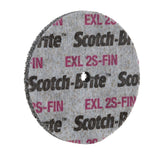 3M XL-UW Scotch-Brite EXL Unitized Wheel, 2S Fine, 3 in x 1/2 in x 3/8 in (7100057099) (20 Pack) - 4