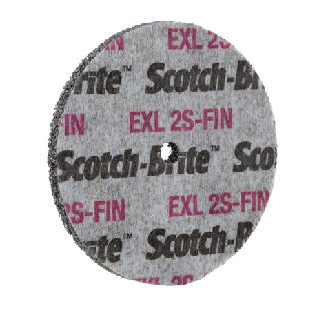 3M XL-UW Scotch-Brite EXL Unitized Wheel, 2S Fine, 3 in x 1/2 in x 3/8 in (7100057099) (20 Pack) - 4