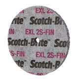 3M XL-UW Scotch-Brite EXL Unitized Wheel, 2S Fine, 3 in x 1/2 in x 3/8 in (7100057099) (20 Pack) - 5