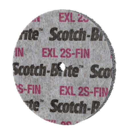 3M XL-UW Scotch-Brite EXL Unitized Wheel, 2S Fine, 3 in x 1/2 in x 3/8 in (7100057099) (20 Pack) - 5