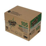 3M Scotch-Brite General Purpose Scouring Pad, Green, 4-1/2 in x 6 in (7100057429) (40 Pack) - 2