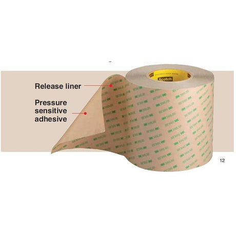 3M F9469PC VHB Adhesive Transfer Tape, Clear, 24 in x 60 yd, 5 mil (7100058908) - 2