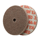3M XL-UW Scotch-Brite EXL Unitized Wheel, 6A Medium, Aluminum Oxide, Tan, 1-1/2 in x 1/8 in x 3/16 in (7100063701) (80 Pack)
