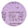 3M 775L Xtract Hookit Clean Sanding Cubitron II Film Disc, 150+, Purple, 5 in, Die 500LG (7100064175) (250 Pack)