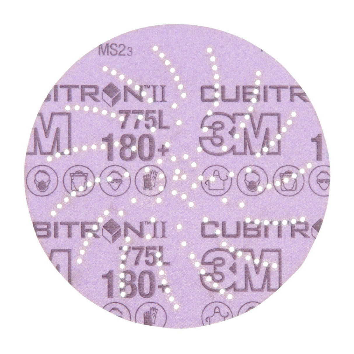 3M 775L Xtract Cubitron II Film Disc 180+ 5 in Die 500LG (7100064177) (250 Pack)