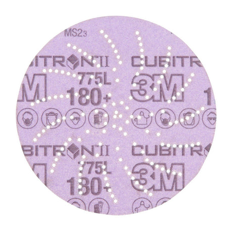 3M 775L Xtract Cubitron II Film Disc 180+ 5 in Die 500LG (7100064177) (250 Pack)