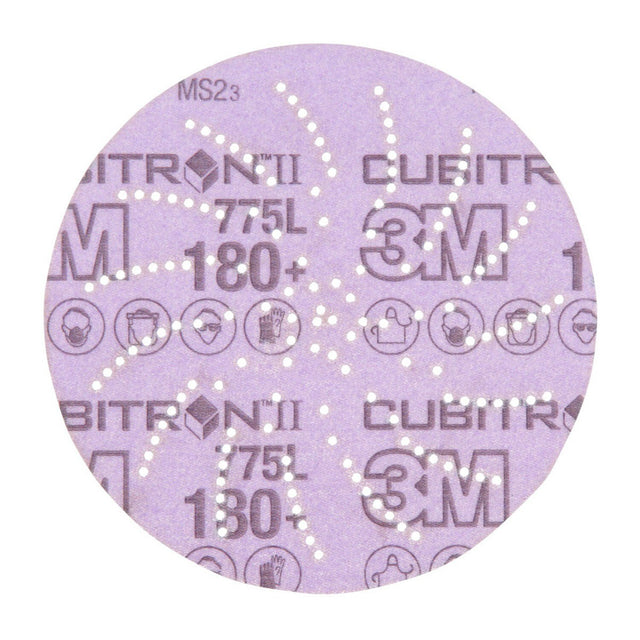 3M 775L Xtract Cubitron II Film Disc 180+ 5 in Die 500LG (7100064177) (250 Pack)