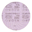 3M 775L Xtract Hookit Cubitron II Film Disc, 220+, Purple, 6 in, 600LG Multi-Hole (7100064271) (250 Pack)