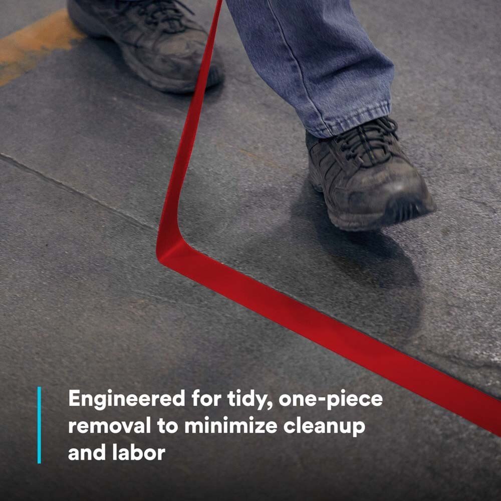 3M 471 471 IW Vinyl Tape Red for Floor Marking, Paint Masking, Color Coding (1 Roll, 3 in x 36 yd) (7100064525)  - (12Pack) - 9