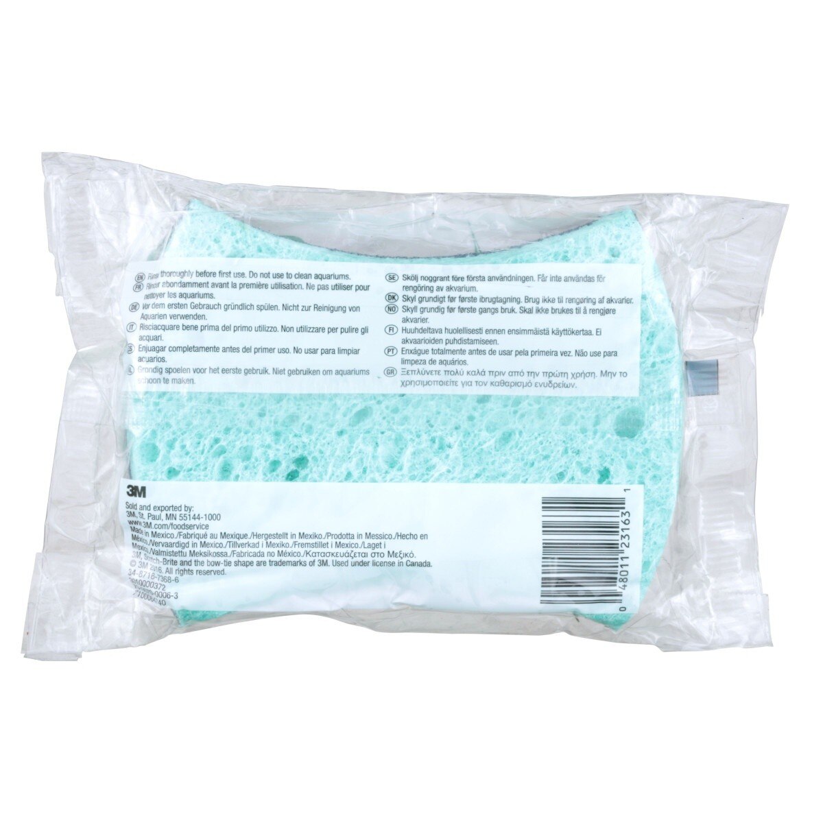 3M Scotch-Brite Power Sponge 3000 Non Scratch Scrub Sponge, 4.5 in x 2.8 in (7100064740)  - (20Pack) - 2