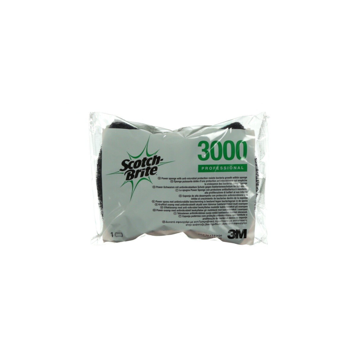 3M Scotch-Brite Power Sponge 3000 Non Scratch Scrub Sponge, 4.5 in x 2.8 in (7100064740)  - (20Pack) - 10