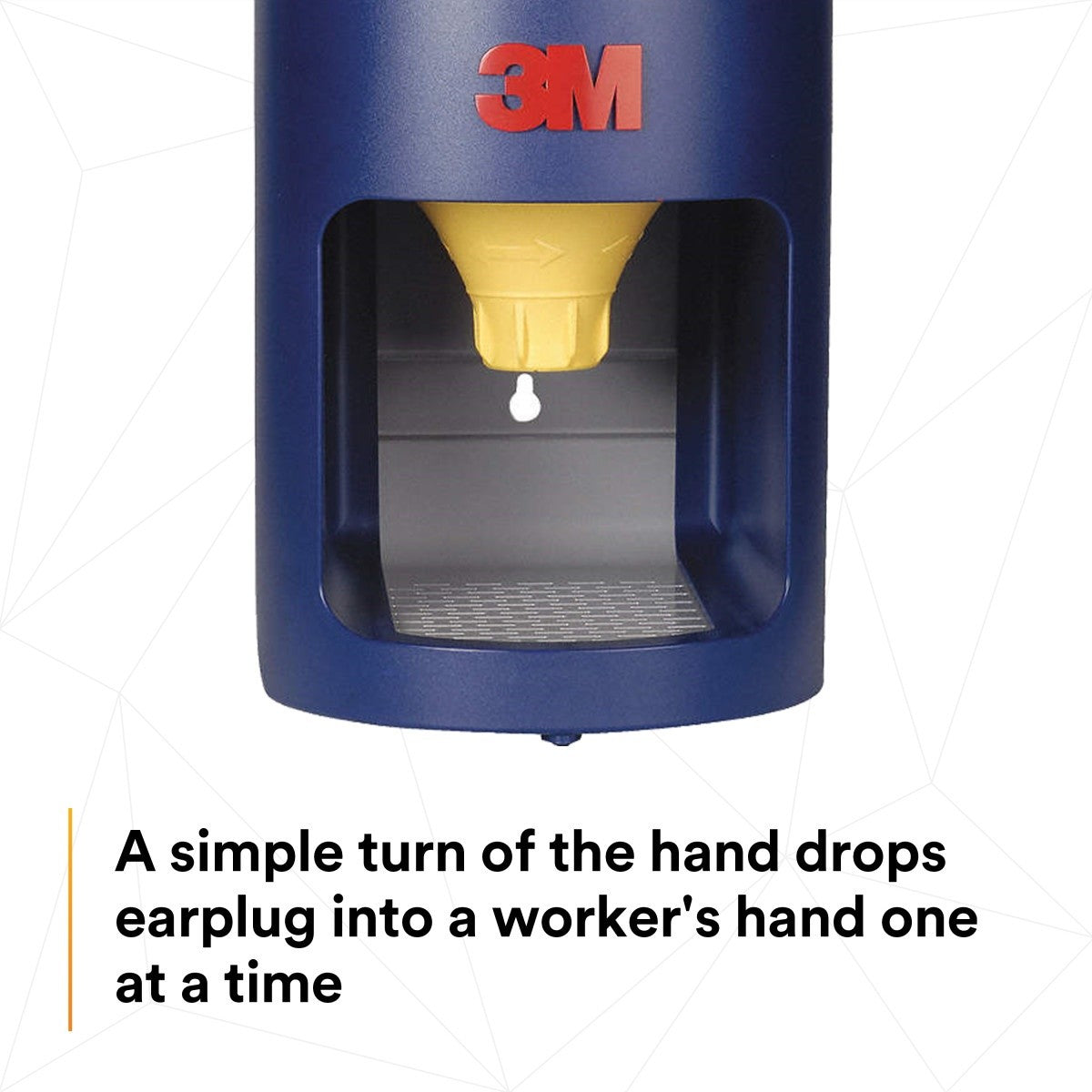 3M 391-0000 E-A-R One Touch Pro Earplug Dispenser, Hearing Conservation, Blue (7100064963) - 5