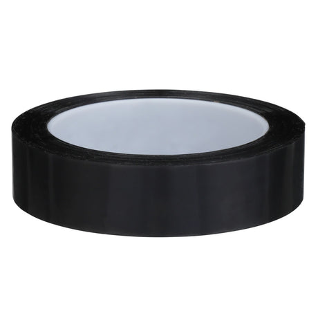 3M 850 Polyester Film Tape, Black, 1 in x 72 yd, 1.9 mil (7100065923) (36 Pack) - 2