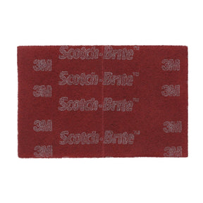 3M 7447 Scotch-Brite General Purpose Hand Pad, Very Fine, Aluminum Oxide, Maroon, 6 in x 9 in, Surface Preparation, Scuffing, Blending, Cleaning (7100066382) (4000 Pack)
