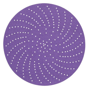 3M 732U Cubitron II Hookit Paper Disc, 220+ Grit, C-Weight, Purple, 6 in x NH, Die 600LG (7100066702) (250 Pack)
