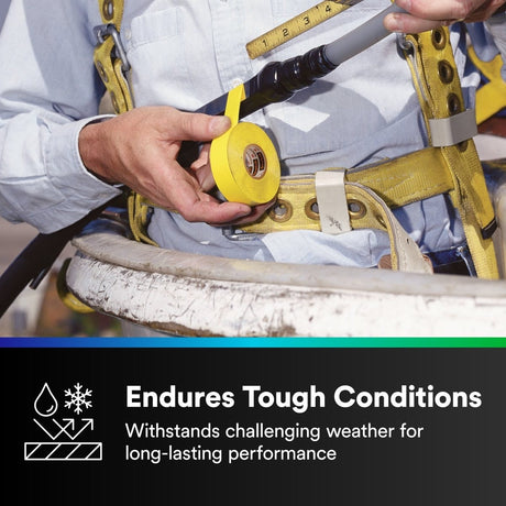 3M Scotch Vinyl Color Coding Electrical Tape 35, Violet, 1/2 in x 20 ft (35-1/2X20FT-VL) (7100067890)  - (10Pack) - 5