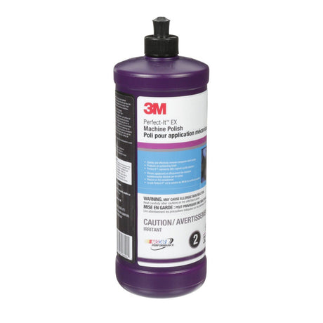 3M 06094 Machine Polish, 1 qt (32 fl oz/946 mL), Liquid Polish for Paint Finishing and Swirl Mark Removal (7100068200)  - (6Pack) - 3