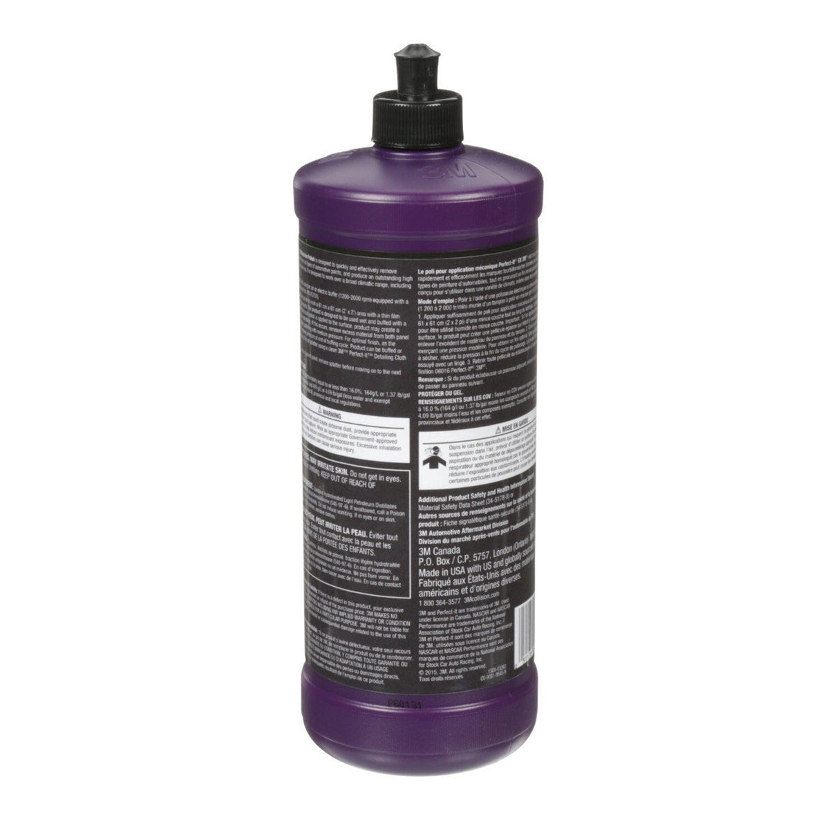 3M 06094 Machine Polish, 1 qt (32 fl oz/946 mL), Liquid Polish for Paint Finishing and Swirl Mark Removal (7100068200)  - (6Pack) - 5