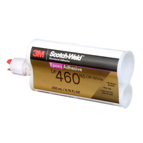 3M DP460NS Scotch-Weld Epoxy Adhesive, Off-White, 200 mL Duo-Pak (7100069441)  - (12Pack) - 4
