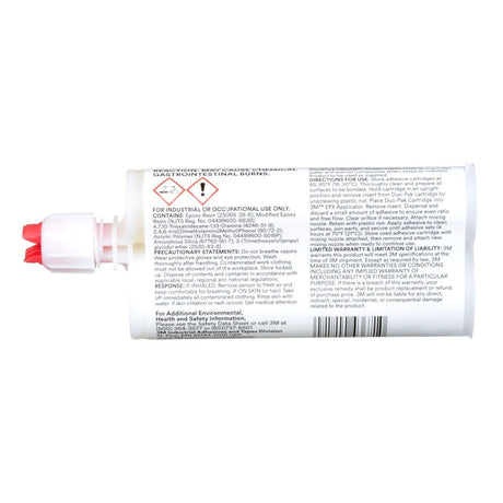 3M DP460NS Scotch-Weld Epoxy Adhesive, Off-White, 200 mL Duo-Pak (7100069441)  - (12Pack) - 6