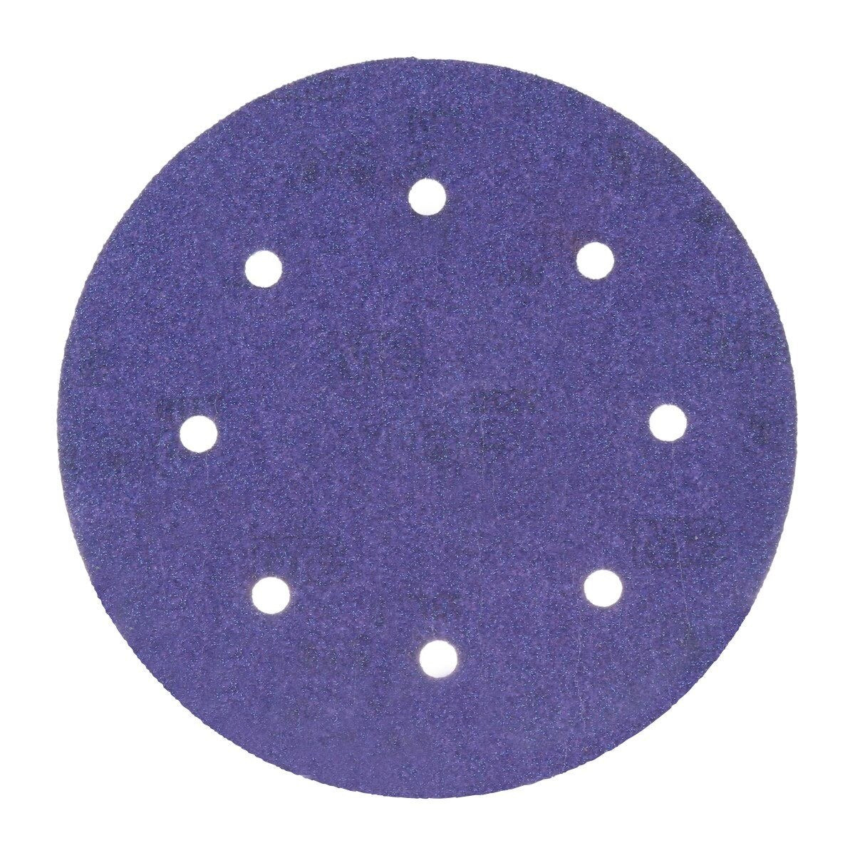 3M 31375 Cubitron II Hookit Clean Sanding Abrasive Disc, 40+, Purple, 8 in (7100073547) (100 Pack)