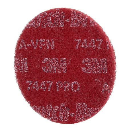 3M 7447 PRO Scotch-Brite Disc, PO-DC, A/O Very Fine, 5 in x NH (7100074464) (100 Pack) - 3