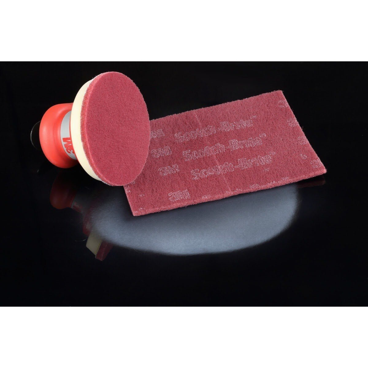 3M 7447 PRO Scotch-Brite Disc, PO-DC, A/O Very Fine, 5 in x NH (7100074464) (100 Pack) - 5