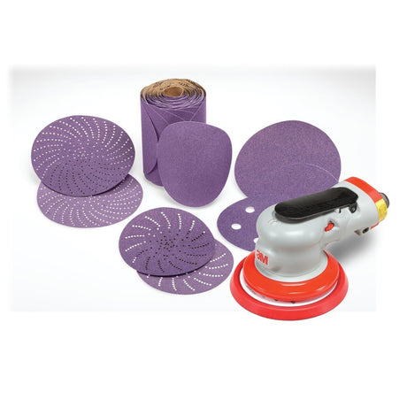 3M 732U Cubitron II Hookit Paper Disc, 220+ C-weight, 6 in x NH, Die 600Z (7100075213) (250 Pack) - 5