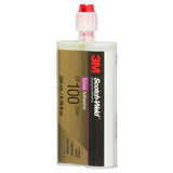 3M Scotch-Weld Epoxy Adhesive DP100 Clear Two-Part Fast Cure Rigid Epoxy 200 mL 6.76 fl oz Duo-Pak (DP100) (7100075490)  - (12Pack) - 4