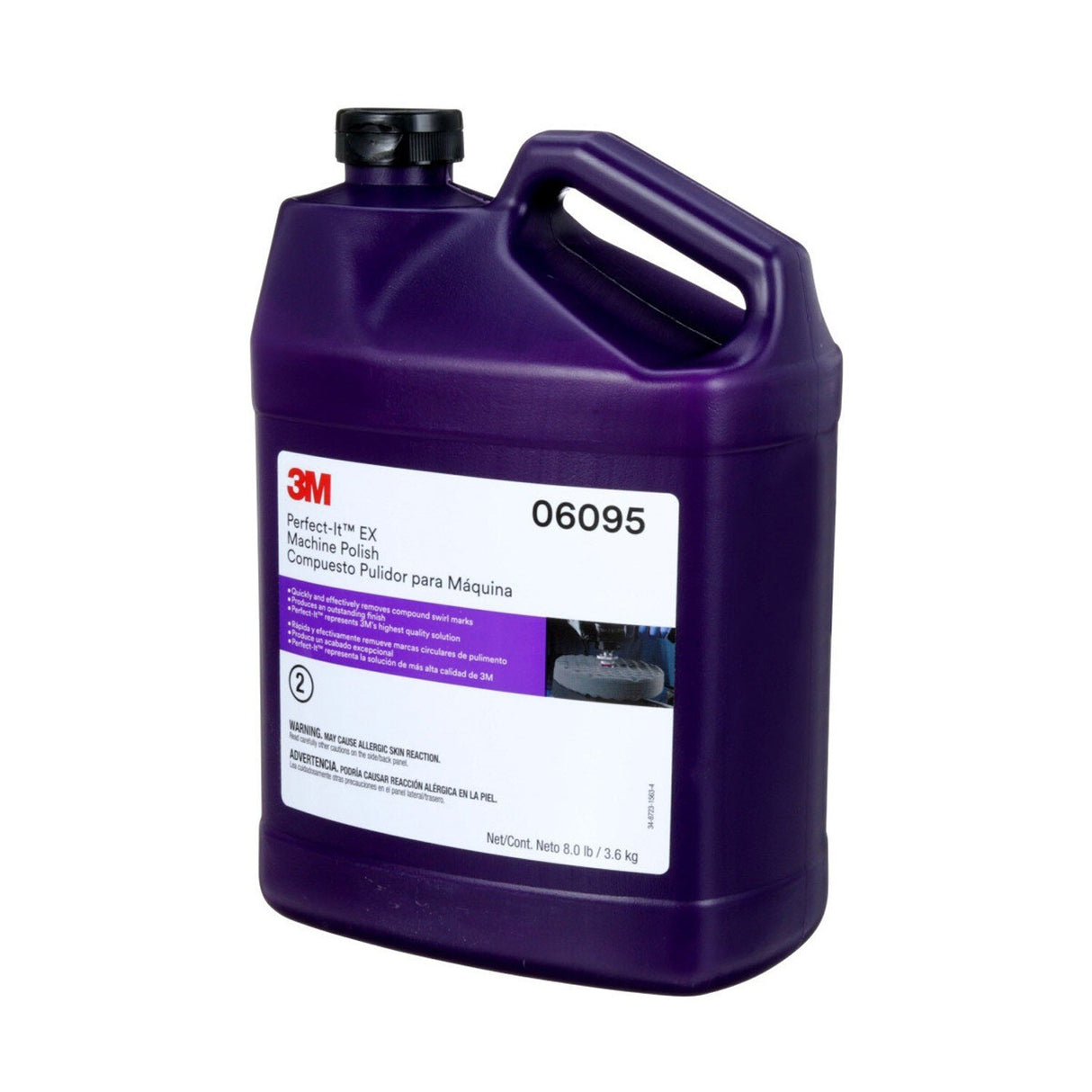 3M Perfect-It EX Machine Polish, Black, Liquid, 1 gal (06095) (7100075861)  - (4Pack) - 3