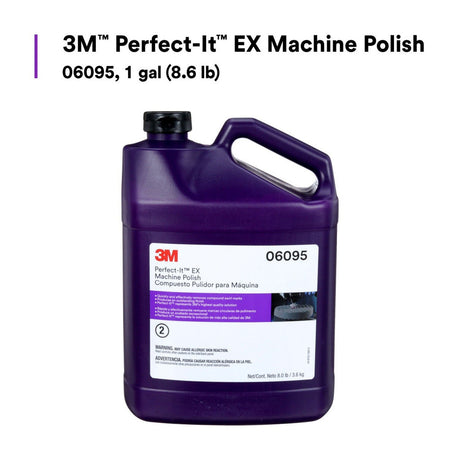 3M Perfect-It EX Machine Polish, Black, Liquid, 1 gal (06095) (7100075861)  - (4Pack) - 5