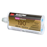 3M Scotch-Weld Epoxy Adhesive DP190, Gray, 400 mL Duo-Pak (DP190) (7100076722)  - (6Pack) - 3