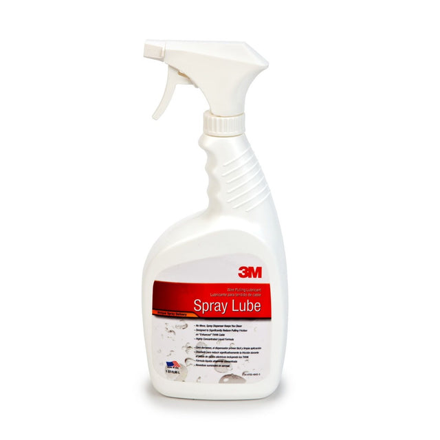 3M Wire Pulling Lubricant Spray, gel type liquid, 1 qt (WLS-QT) (7100076897)  - (12Pack)