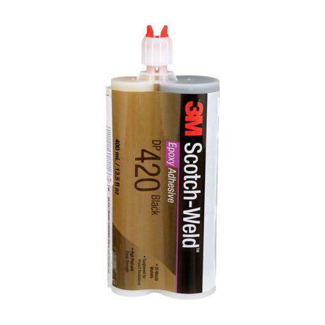 3M 420 Scotch-Weld DP Black Two-Part Structural Epoxy Adhesive Duo-Pak (400 mL) (7100077148)