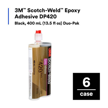 3M 420 Scotch-Weld DP Black Two-Part Structural Epoxy Adhesive Duo-Pak (400 mL) (7100077148) - 6