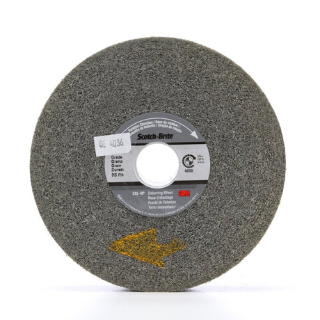 3M XP-WL Scotch-Brite EXL-XP Deburring Wheel, 11S Fine, Silicon Carbide, Gray, 12 in x 1 in x 5 in (7100078001)