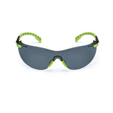 3M S1202SGAF Solus 1000 Series Safety Glasses, Scotchgard Anti-Fog, Gray Lens, Green/Black Frame, ANSI Z87.1, UV Protection (7100079180)  - (20Pack)
