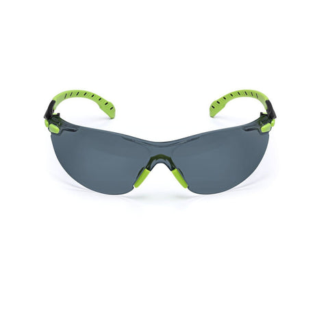 3M S1202SGAF Solus 1000 Series Safety Glasses, Scotchgard Anti-Fog, Gray Lens, Green/Black Frame, ANSI Z87.1, UV Protection (7100079180)  - (20Pack)