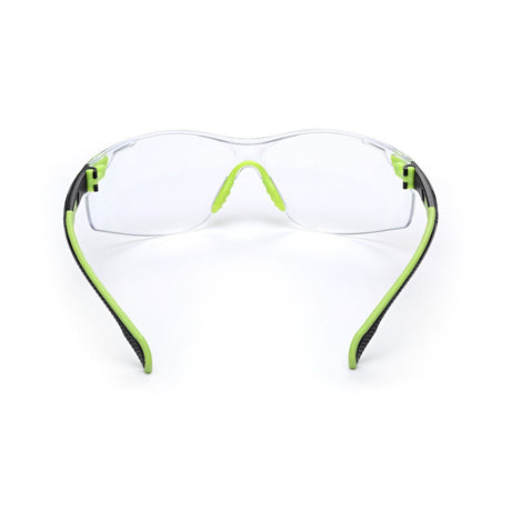 3M S1201SGAF-KT Solus Safety Glasses 1000 Series Scotchgard Anti-Fog, Clear Lens, Green/Black Frame, Removable Foam Gasket and Strap, ANSI Z87 (7100079182)  - (20Pack) - 5