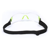3M S1201SGAF-KT Solus Safety Glasses 1000 Series Scotchgard Anti-Fog, Clear Lens, Green/Black Frame, Removable Foam Gasket and Strap, ANSI Z87 (7100079182)  - (20Pack) - 6