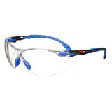 3M S1101SGAF Solus Safety Glasses, 1000 Series, Clear Lens, Blue/Black Frame, ANSI Z87 Impact Rated, Scotchgard Anti-Fog (7100079183)  - (20Pack) - 2