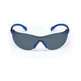 3M S1102SGAF Solus 1000 Series Safety Glasses, Gray Lens, Blue/Black Frame, Scotchgard Anti-Fog, ANSI Z87 UV Protection (7100079184)  - (20Pack)