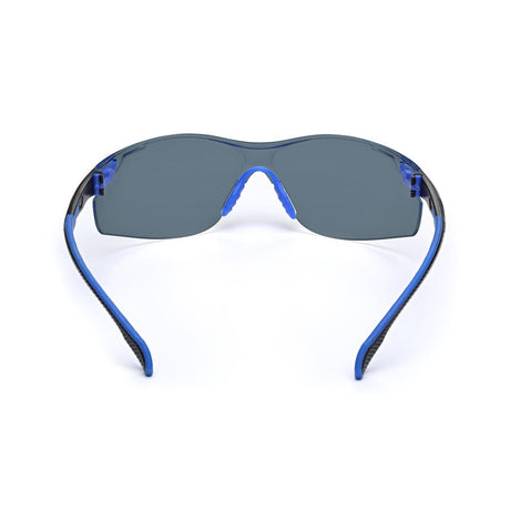 3M S1102SGAF Solus 1000 Series Safety Glasses, Gray Lens, Blue/Black Frame, Scotchgard Anti-Fog, ANSI Z87 UV Protection (7100079184)  - (20Pack) - 2