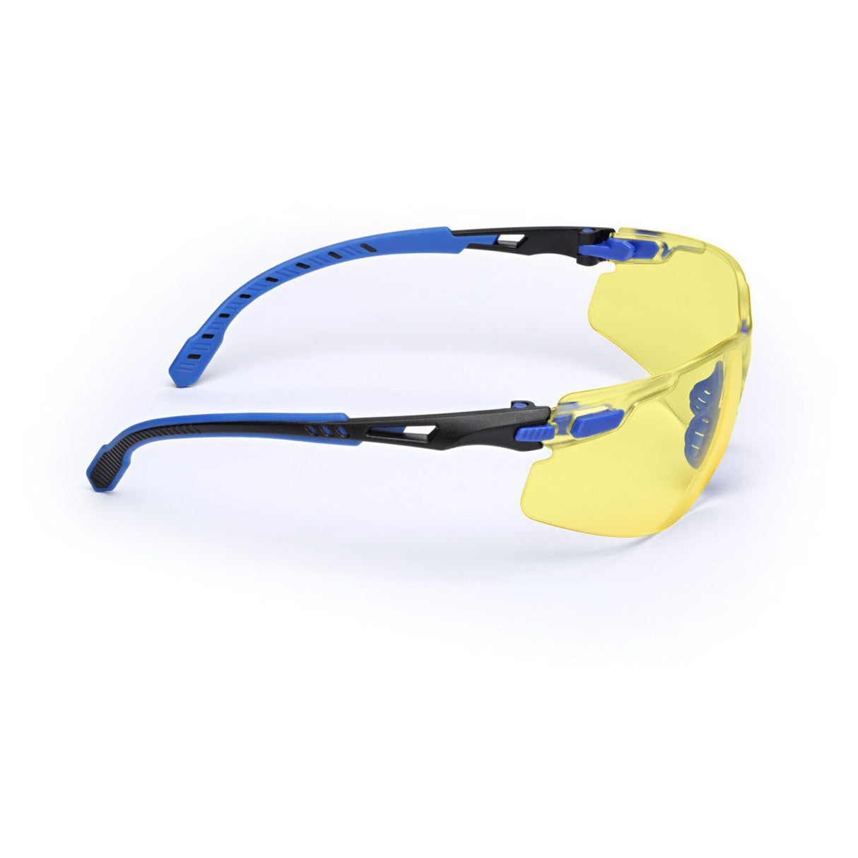 3M S1103SGAF Solus Safety Glasses 1000 Series Anti-Fog Amber Lens Blue/Black Frame ANSI Z87.1 (7100079185)  - (20Pack) - 2